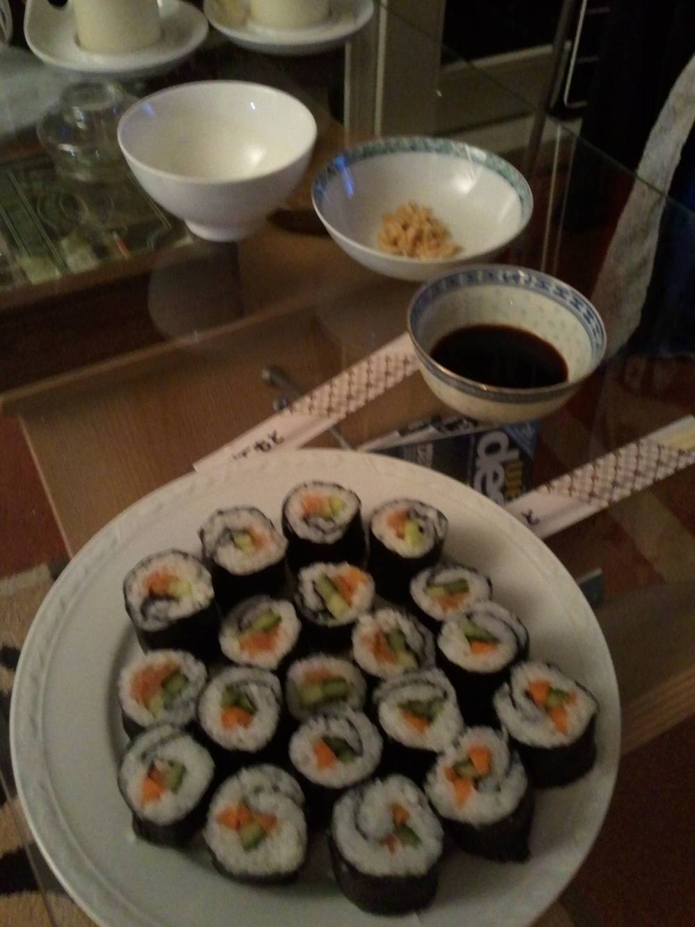 First homemade sushi