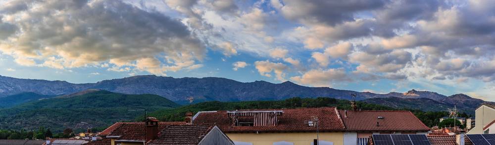 Sinfonía de nubes y tejados