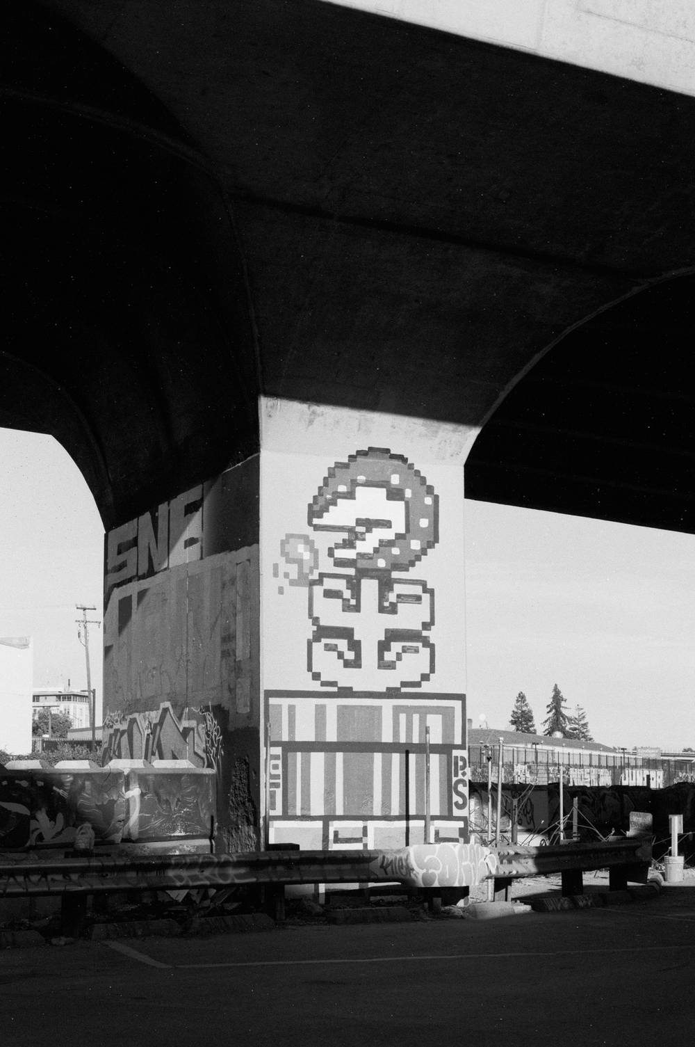 graffiti outside my studio