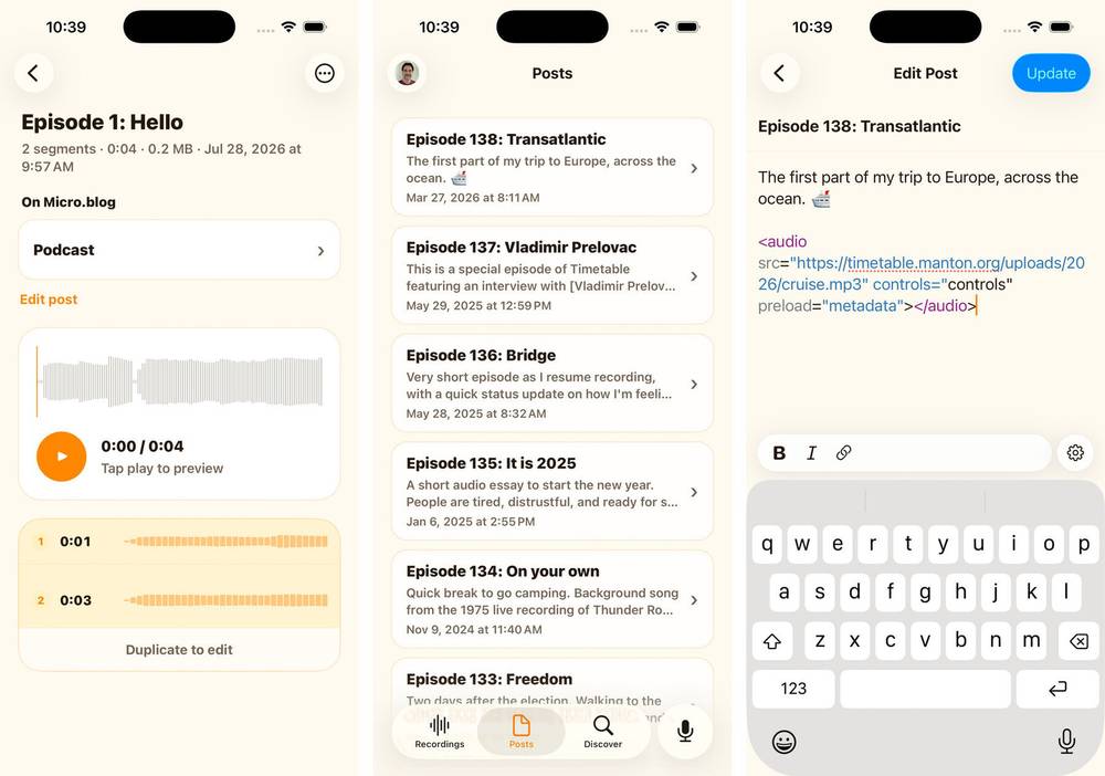 Our companion app for recording short podcasts Wavelength is getting a full redesign. Thanks to @vin