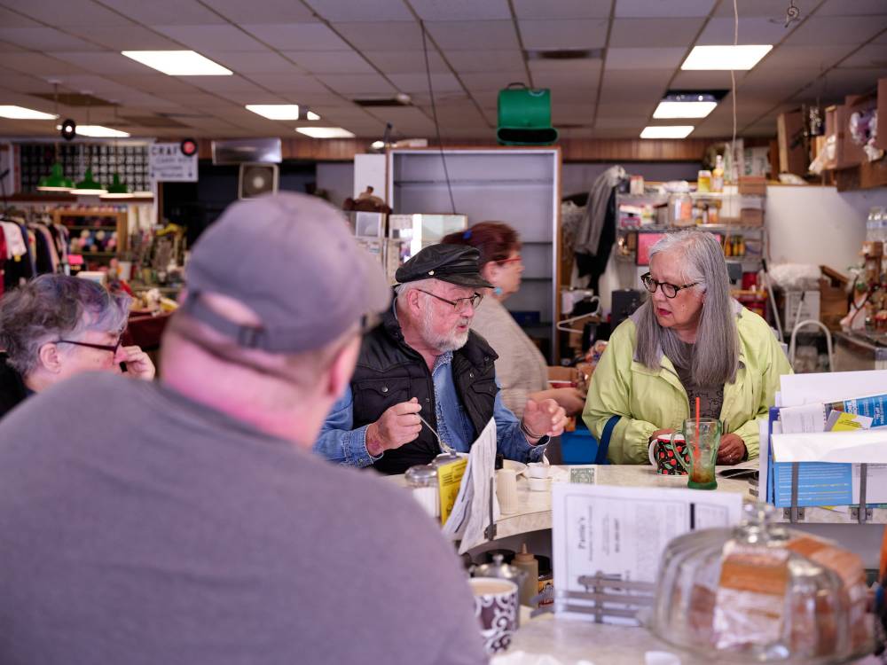 Morning Conversations at Saint Johns Diner Counter