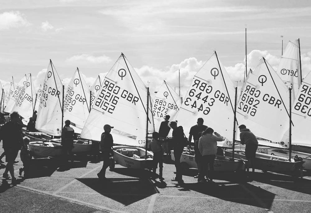 Lymington UK - junior dingy racing