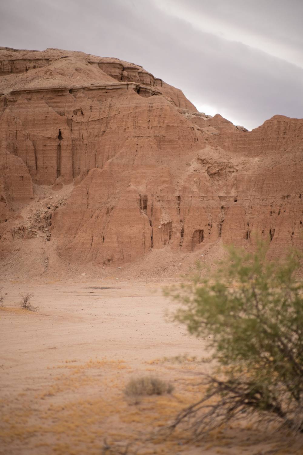 Red Knolls, Arizona, is a massive clay formation in the Gila Valley.