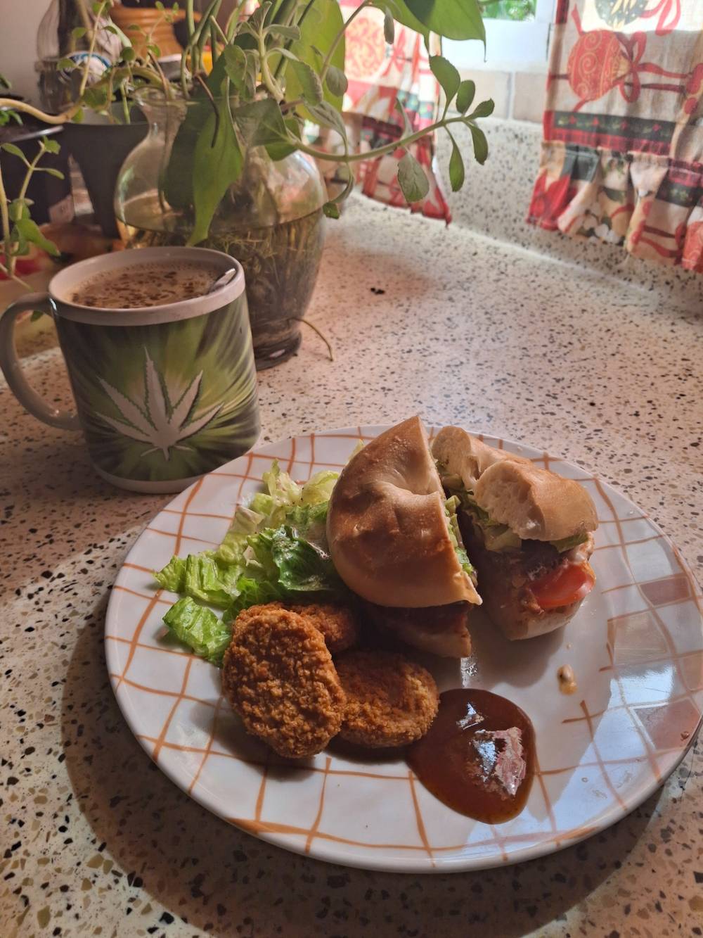 Vegan Goodness - Nugget Burger and no Rape