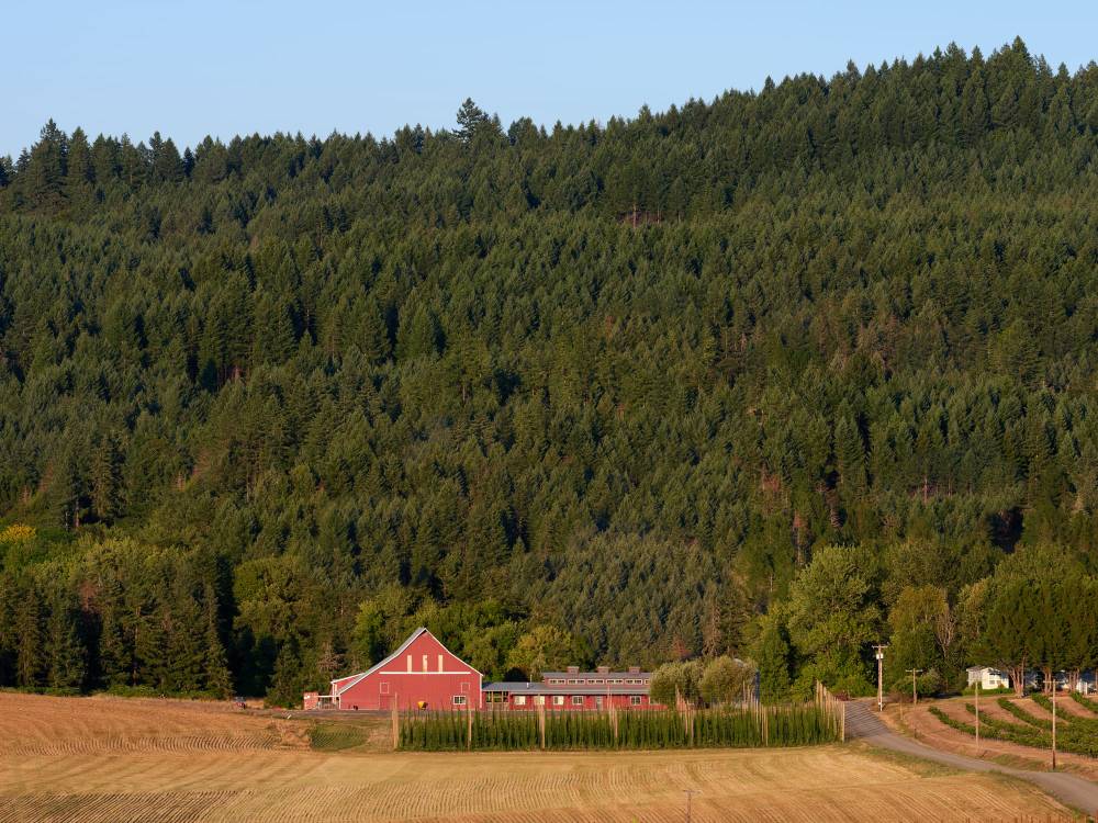 Historic Red Barn in Carlton's Yamhill Valley