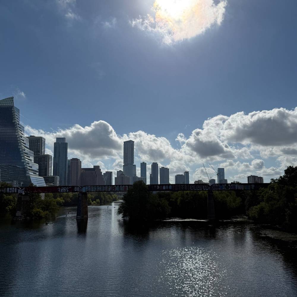Another shot of Austin, a little later in the morning from the Lamar pedestrian bridge. Love this ci, photo 1 of 1