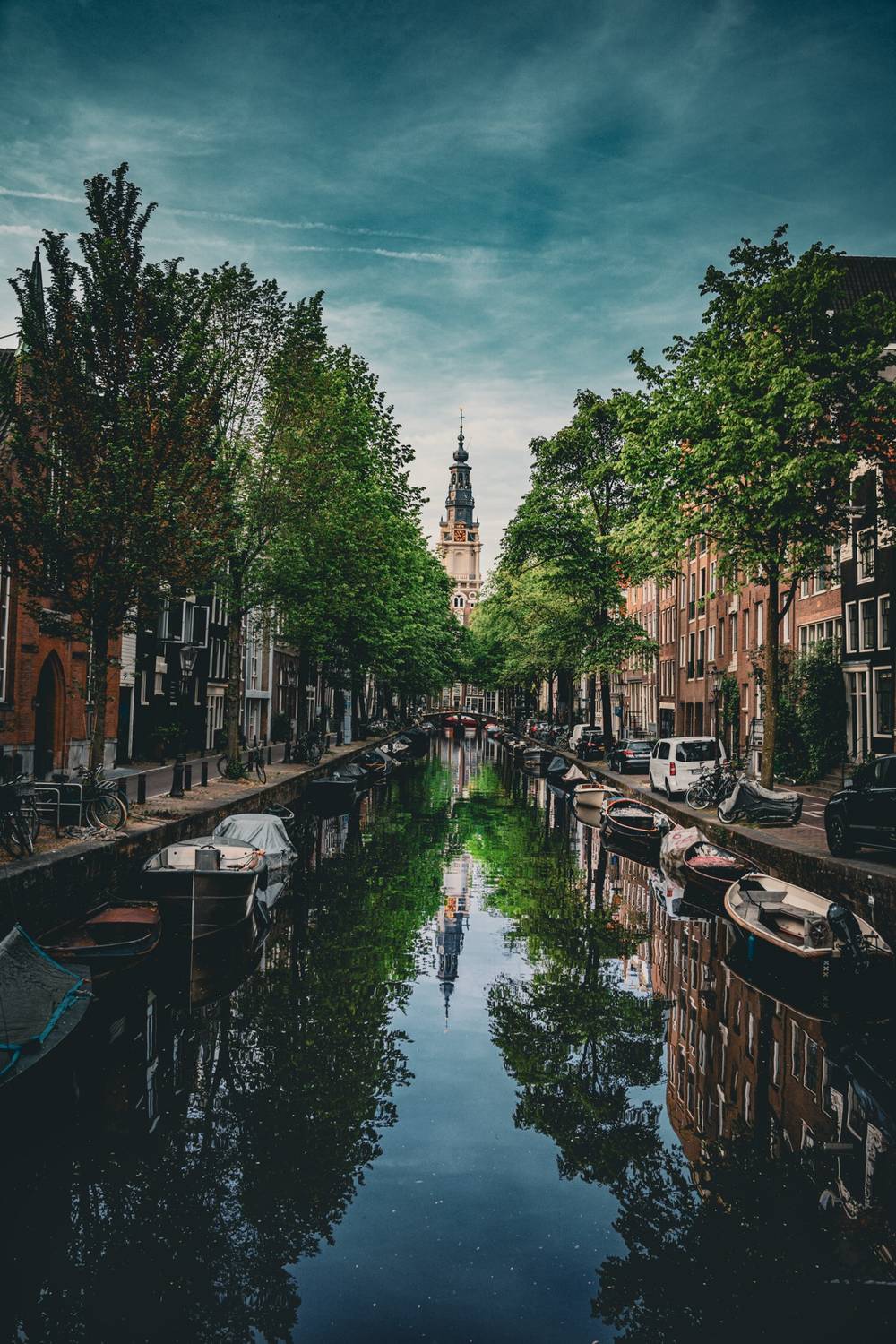Zuiderkerk from the Staalmeestersbrug Bridge