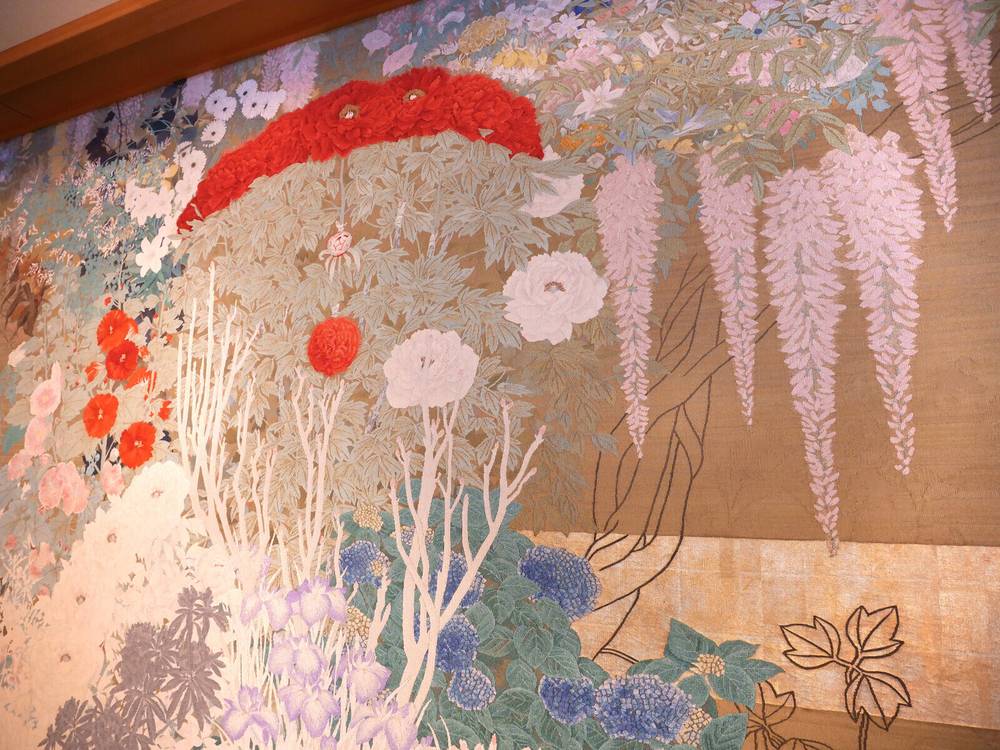 This photo came up in my memories: a massive tapestry that took 1.5 years to complete and depicts 38