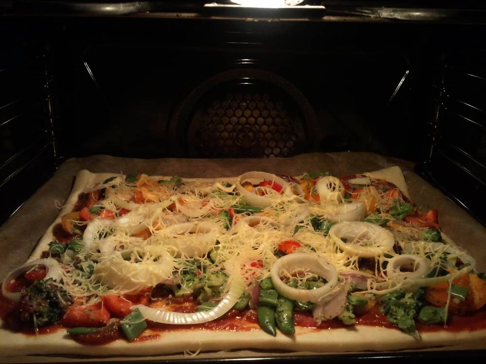 Homemade pizza night