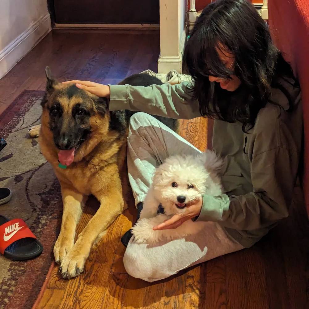 Kibi met his uncle Zeus today!