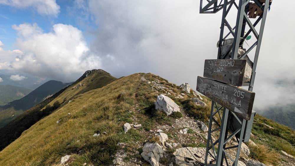 On the top of Monte Vecchio 