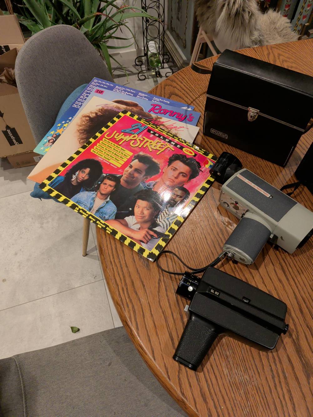 Close up of half the finds 