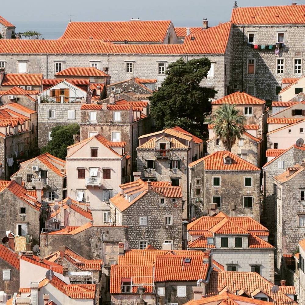 Houses in Dubrovnik old city