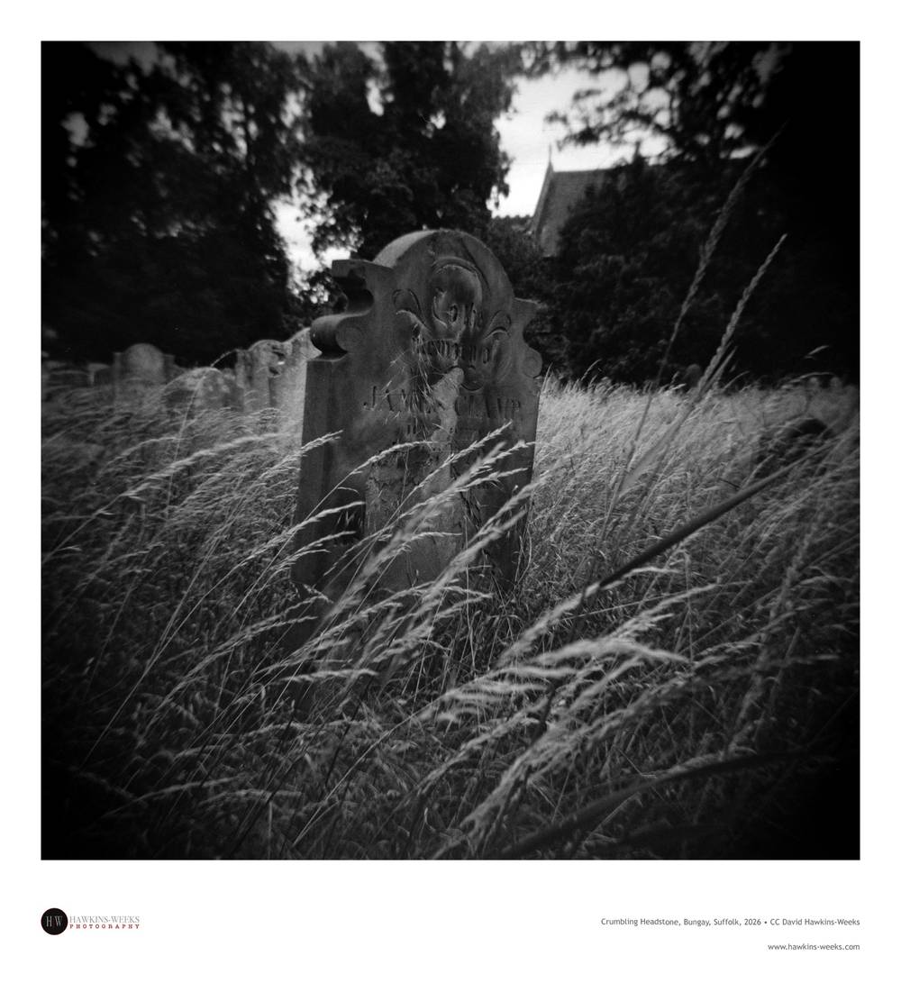 Crumbling Headstone, Bungay, Suffolk, 2026