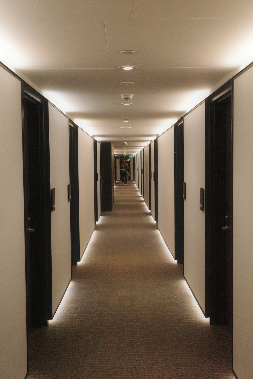 photo of a liminal hallway ruined by not realizing Rudy was on the far end