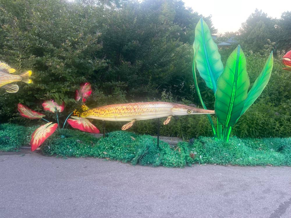 A lantern of a gar