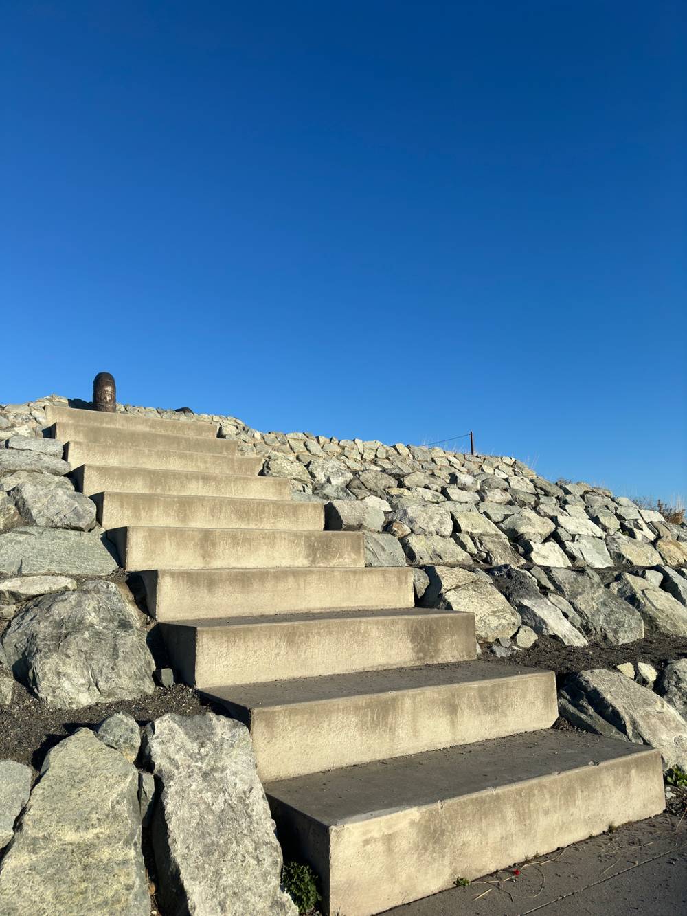 Big stairs in the rocks