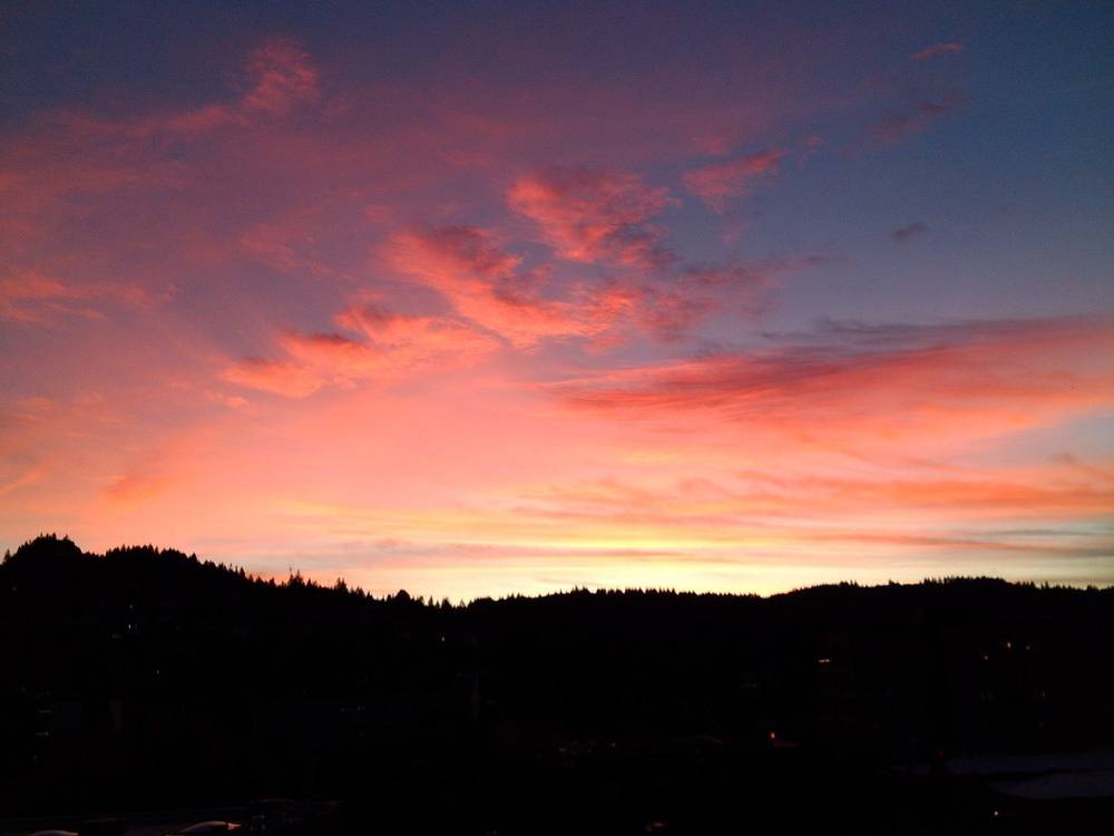 i love a good #pdx sunset #campsnap