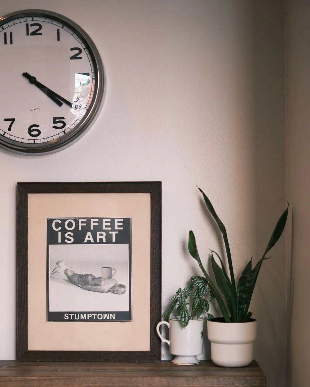 Stumptown Coffee Interior with Art and Plants