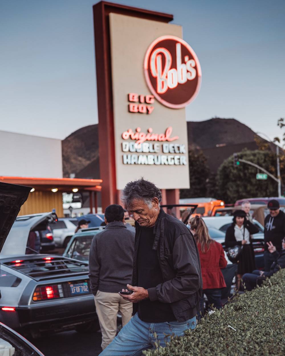 Classic car meet at Bobs Big Boy in Burbank