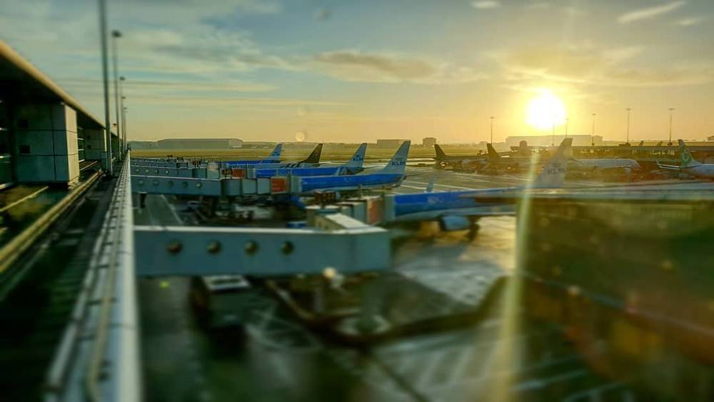 Morning flight to Stockholm 🇸🇪 AMS>ARN 🛫