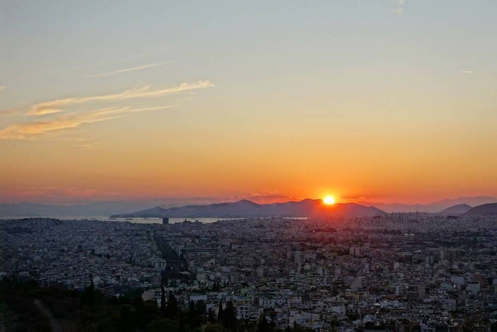 Sunset over Athens 🇬🇷