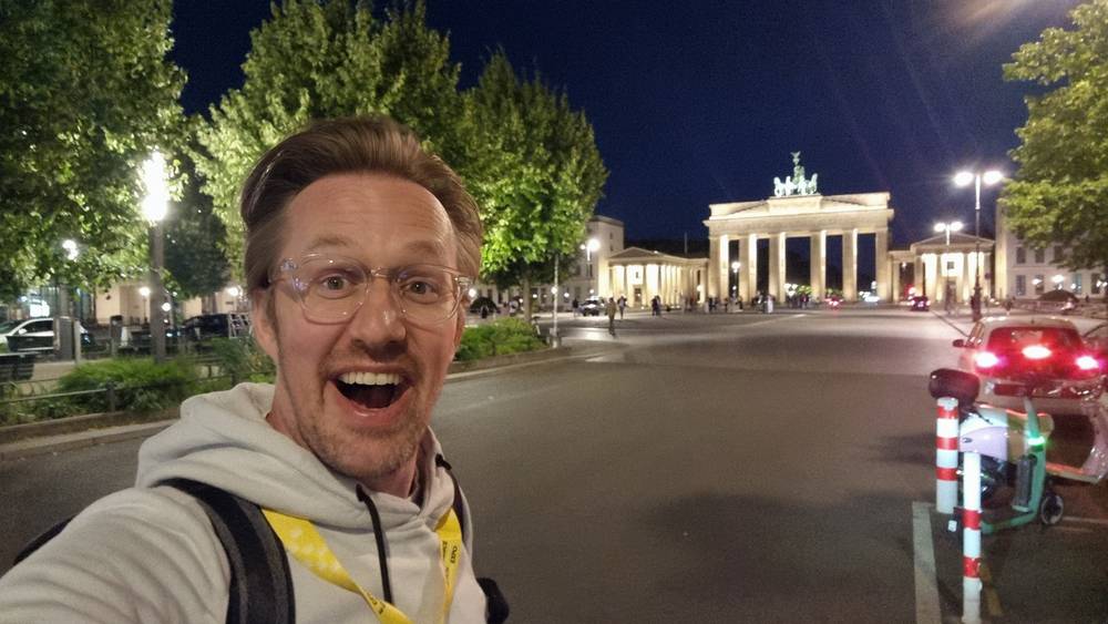 Guido at Brandenburger tor