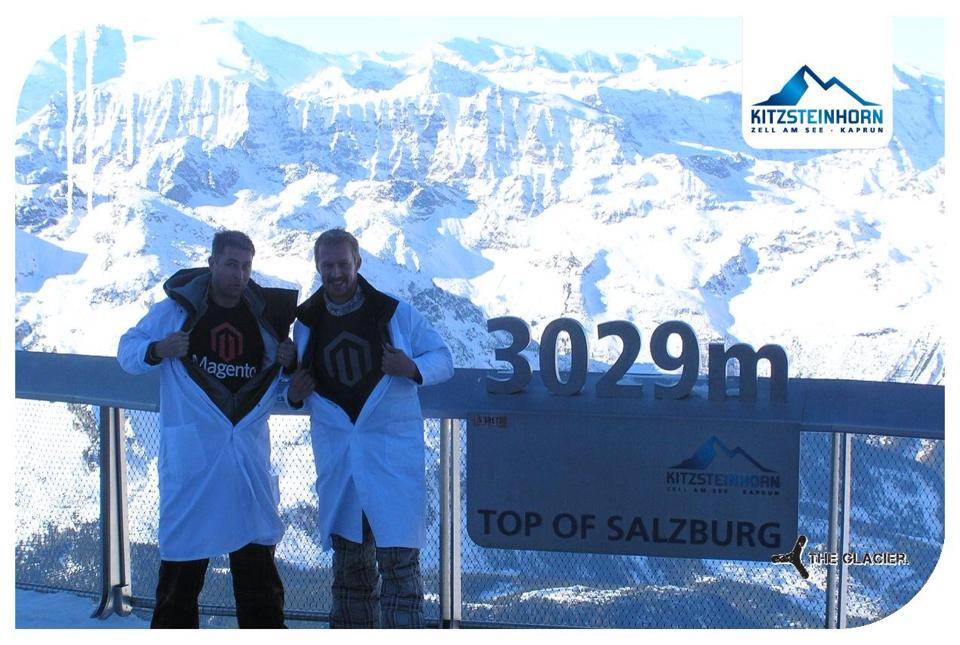 4 years ago on a mountain in the Alps... #Magento 🏂⛄️🌨️