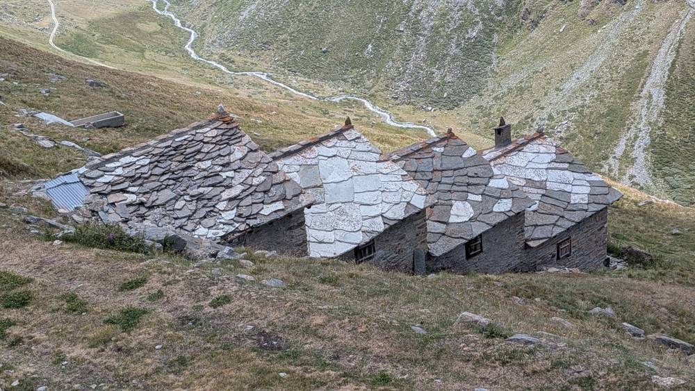 Four huts