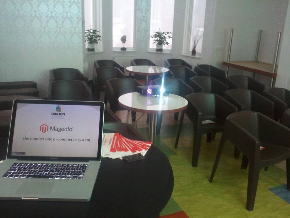 Empty lounge, Oxilion office