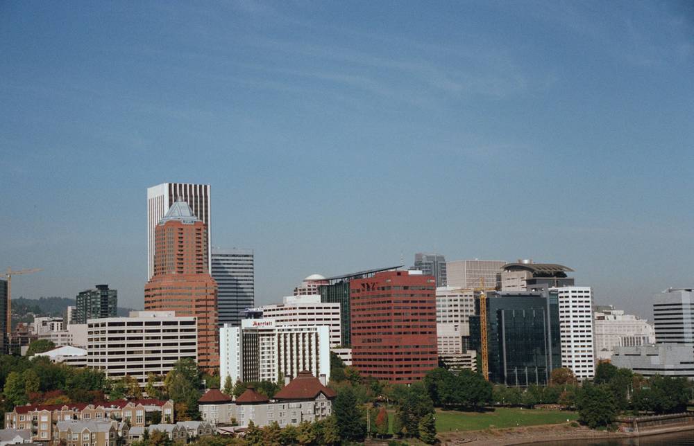 Portland from Marcum Bridge 2017