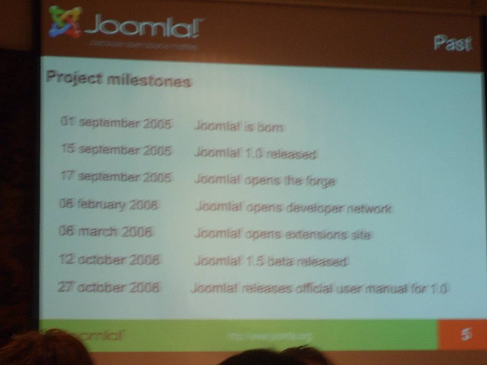 Joomladays 2006 - December