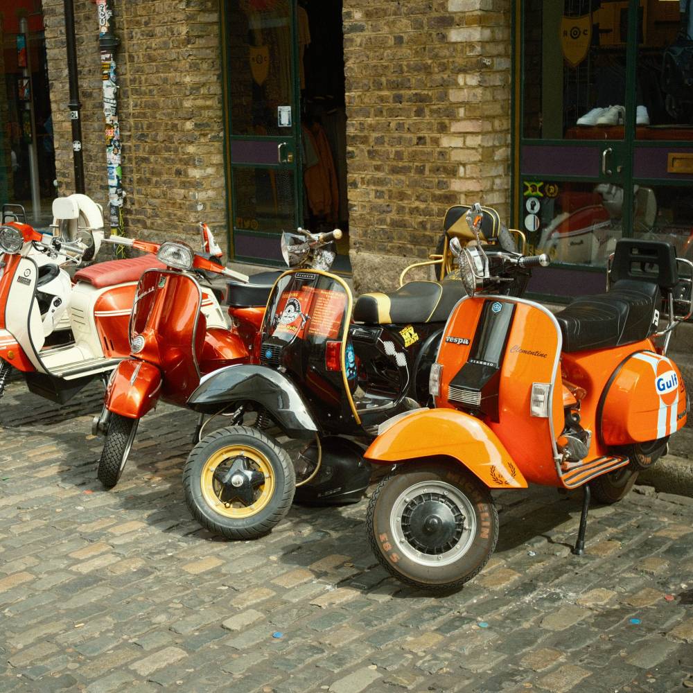 Classic vespas