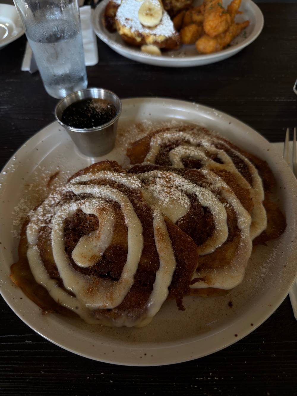 Cinnamon Roll Pancakes