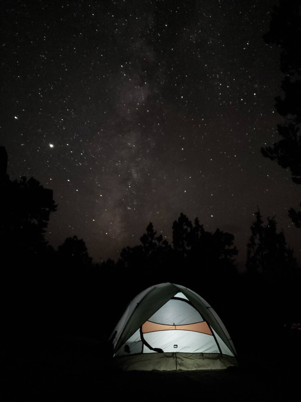 Desert camping