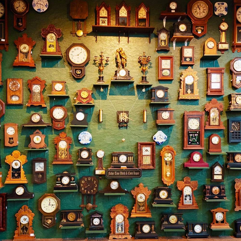 Wall of Clocks