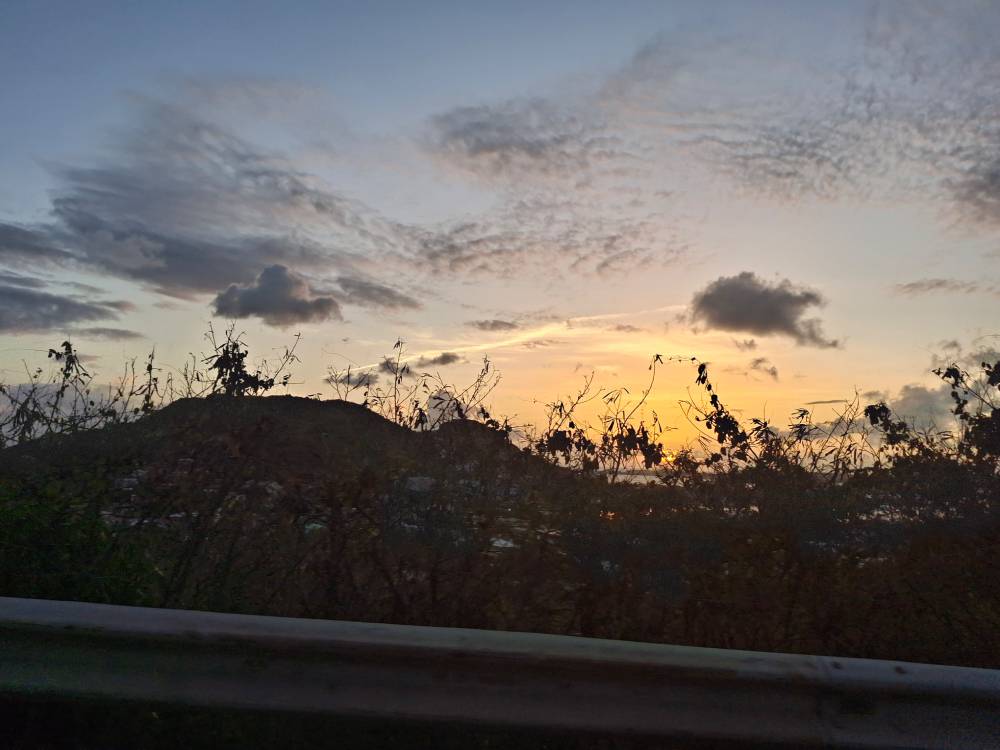 Sunsets thru windows
