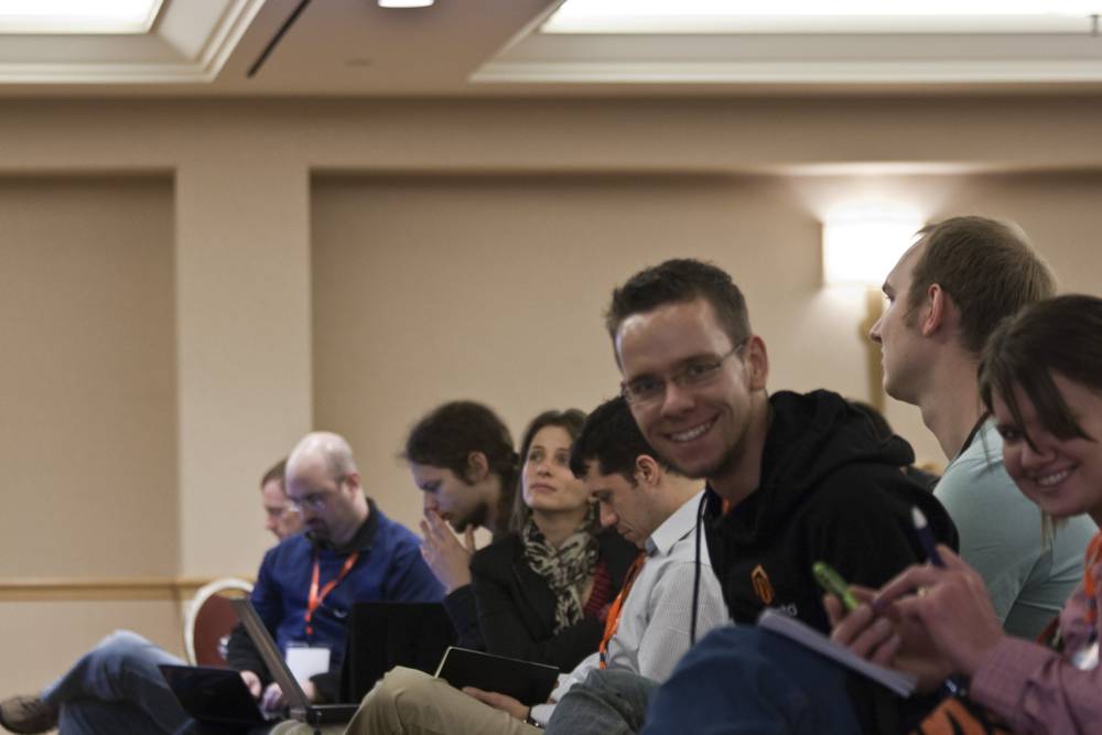 Magento Imagine 2011 · Magento Imagine attendees networking
