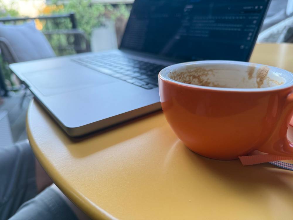 Sunday morning porch n code