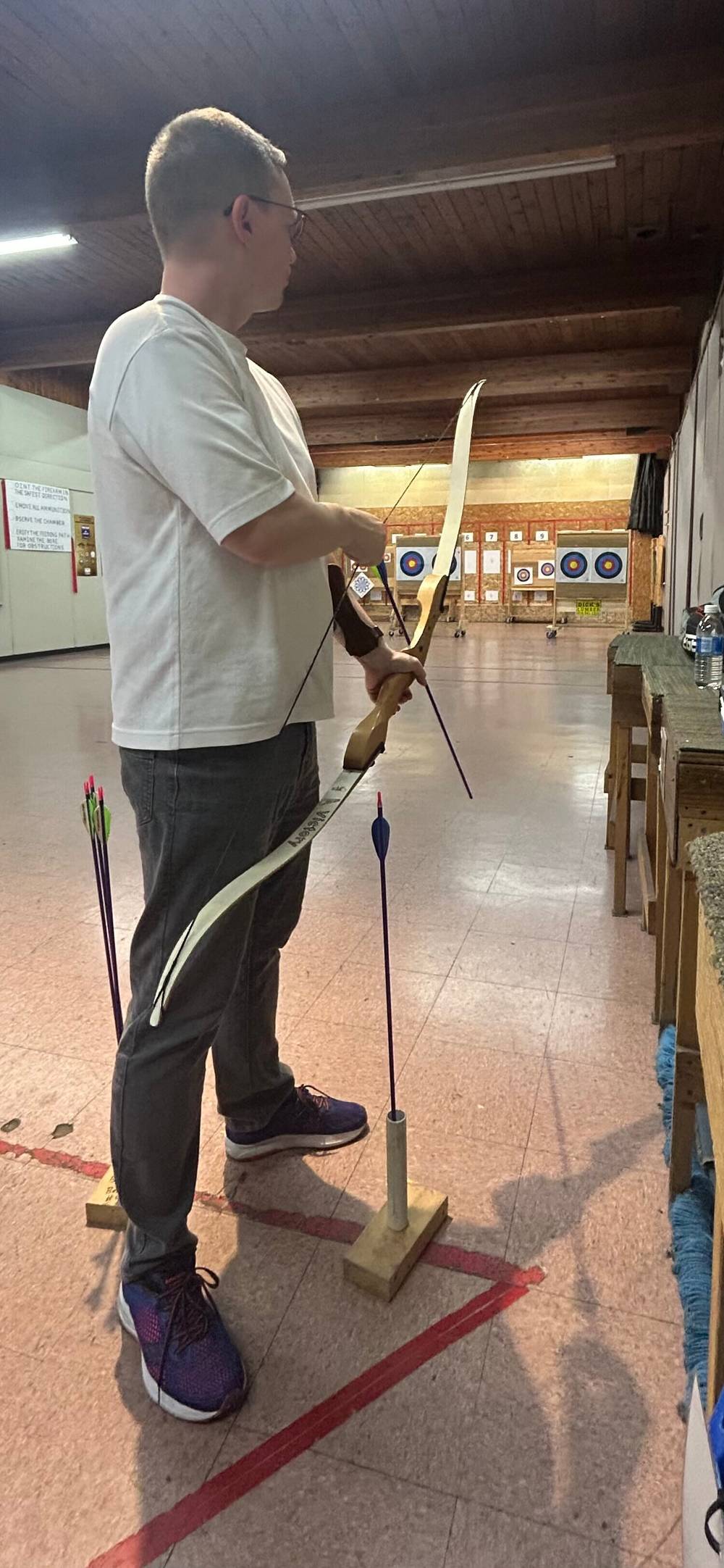 Archery in my Uposatha clothing 😅