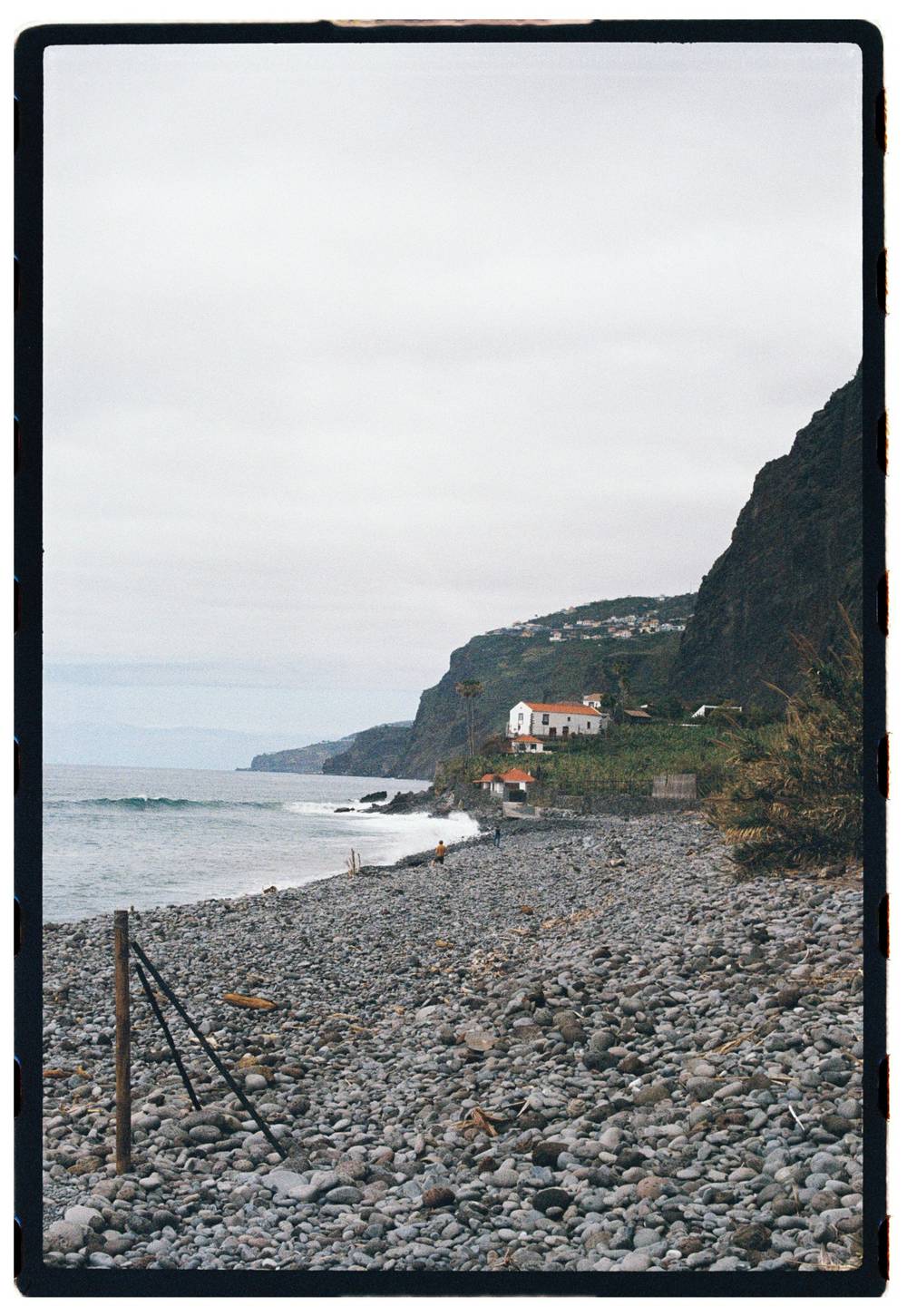 The rock beach from Faja dos Padres, a lovely venue only accessible by cable car or boat.