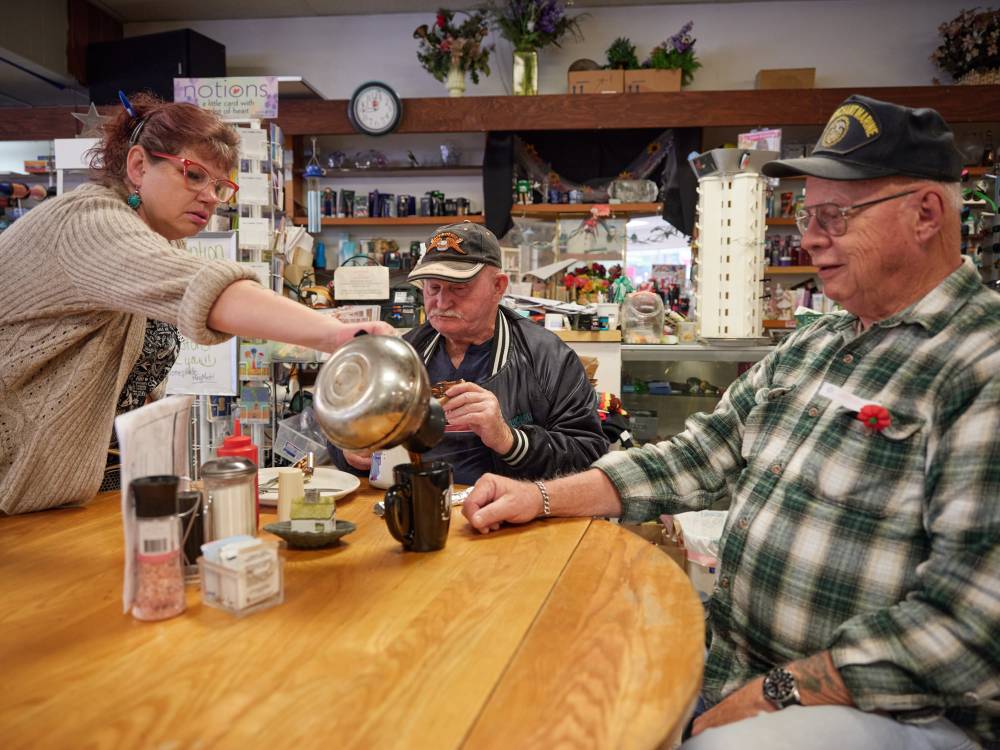 Morning Coffee at Pattie's Home Plate Café