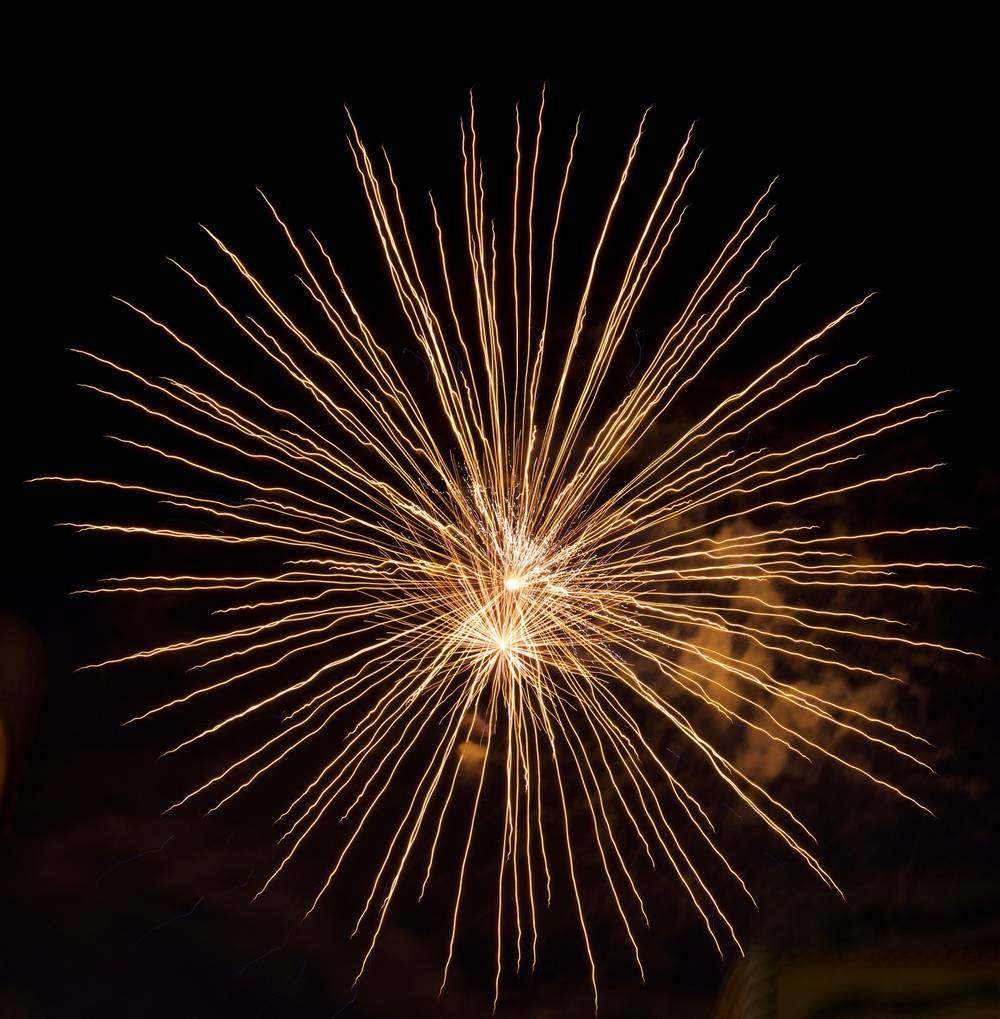 Firework in the sky 