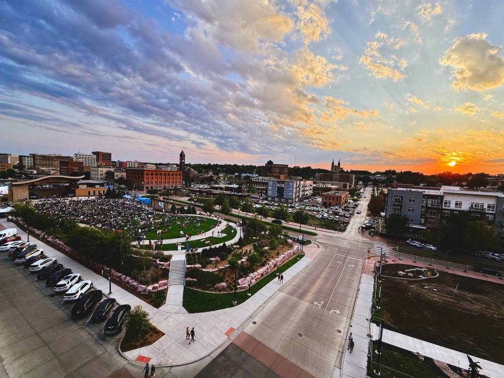 It’s not a bad view of Sioux Falls SD