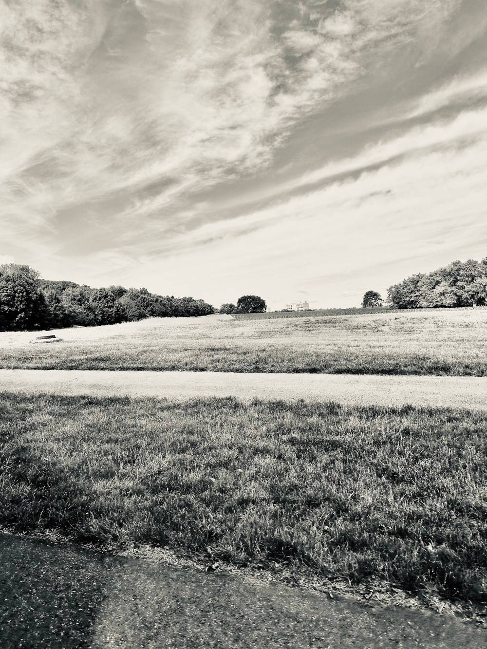 A view of a field near the Penn State Medical Center, Hershey, PA