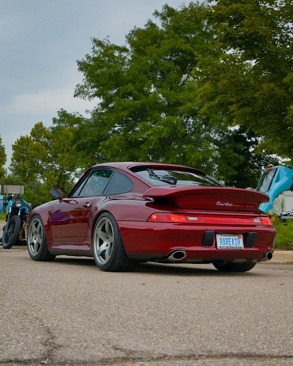Old Red Porsche 