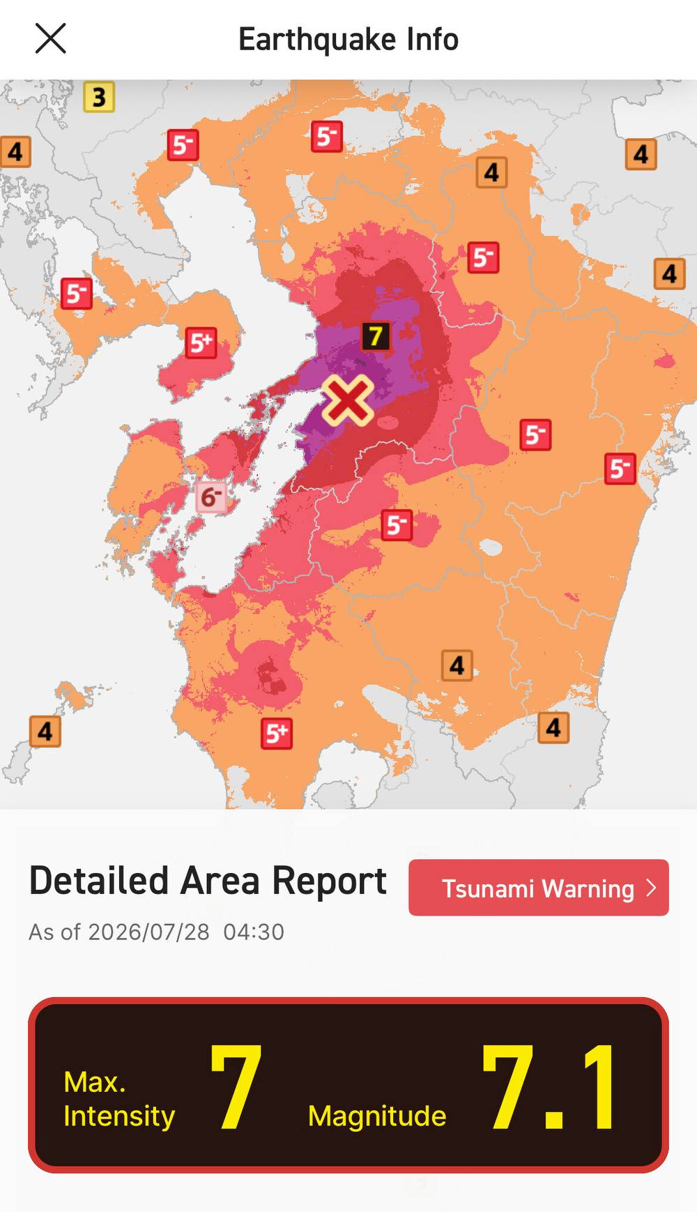 Woke up to the earthquake news in Kumamoto. I remember the last big one that hit the mainland in Kum