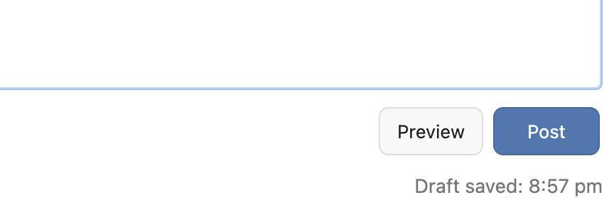 Auto-saving drafts