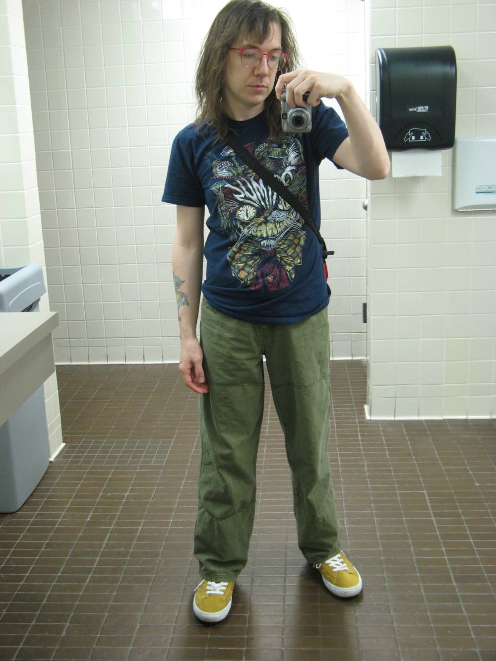 Selfie in the selfie mirror