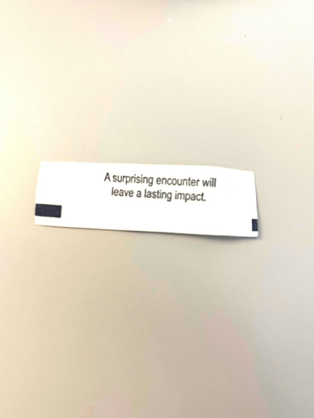 📷 I think this fortune comes across as more foreboding than intended.
